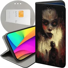 etui-do-samsung-galaxy-m52-5g-wzory-halloween-zombie-dynie-czaszki-wampiry