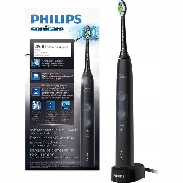 SZCZOTECZKA ELEKTRYCZNA PHILIPS SONICARE 4500 HX6830/44