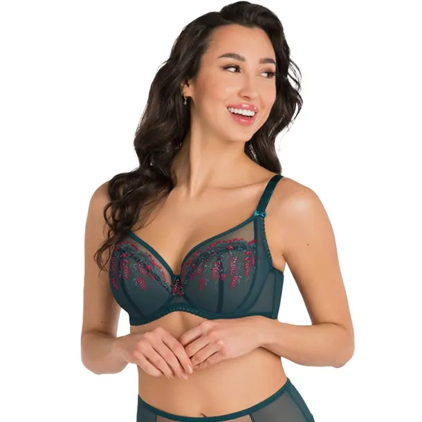 Biustonosz Miękki GORSENIA K796 MASSIMA Zielony 95F – 162872145