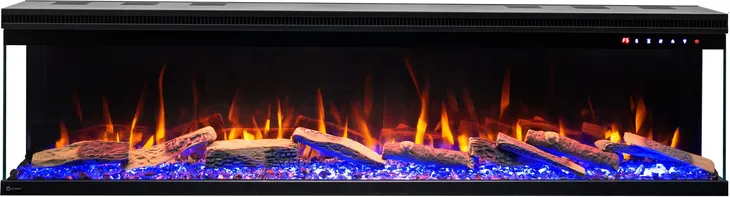 kominek-elektryczny-scienny-led-unique-107-107cm-stan-nowy