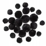 pompony-akrylowe-mix-czarne-24szt-rodzaj-akrylowe