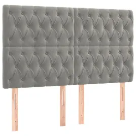 zaglowki-do-lozka-4-szt-jasnoszary-80x7x78-88-cm-aksamit