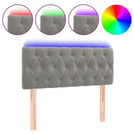zaglowek-do-lozka-z-led-jasnoszary-100x7x78-88-cm-aksamit