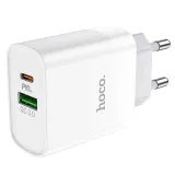 hoco-c80a-network-charger-pd20w-qc3-0-white