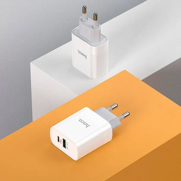hoco-c80a-network-charger-pd20w-qc3-0-white
