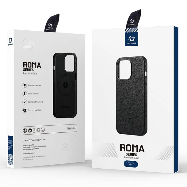 etui-iphone-13-dux-ducis-roma-czarne