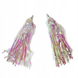 ozdoba-na-kierownice-wstazki-kolor-laser-bialy