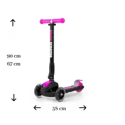 hulajnoga-trojkolowa-scooter-magic-pink-milly-mally
