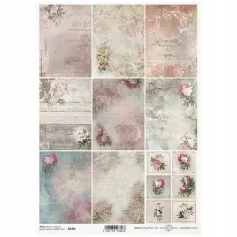papier-ryzowy-do-decoupage-a4-itd-r2281-roze-vintage-tla-napisy-ramki