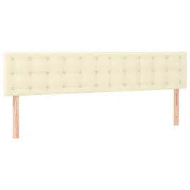 zaglowki-do-lozka-2-szt-kremowe-100x5x78-88cm-sztuczna-skora