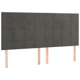 zaglowki-do-lozka-4-szt-ciemnoszary-90x5x78-88-cm-aksamit