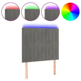 zaglowek-do-lozka-z-led-jasnoszary-80x5x118-128-cm-aksamit