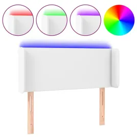 zaglowek-do-lozka-z-led-bialy-93x16x78-88-cm-sztuczna-skora