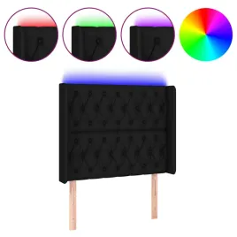 zaglowek-do-lozka-z-led-czarny-93x16x118-128-cm-tkanina
