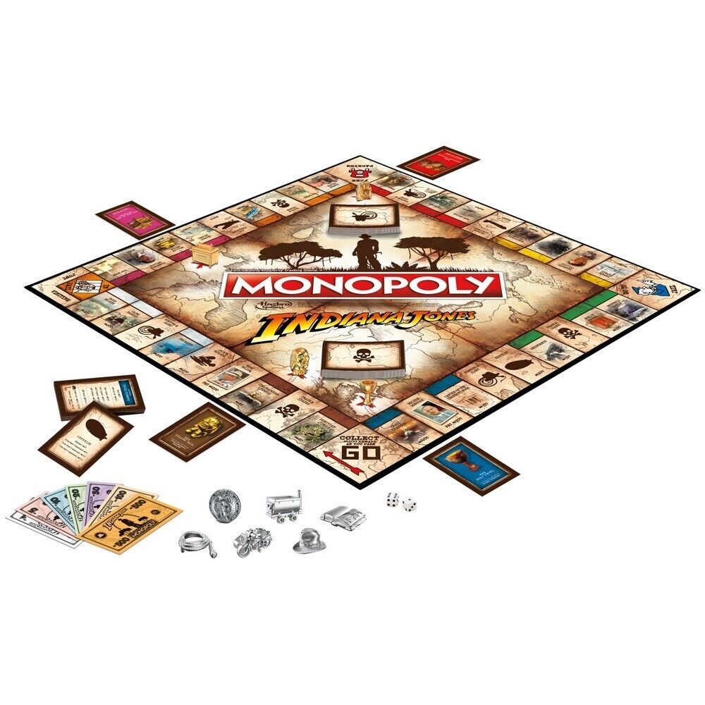 Monopoly Indiana Jones Edition モノポリー Monopoly Indiana Jones, F4112 – 163292825 - ERLI.pl
