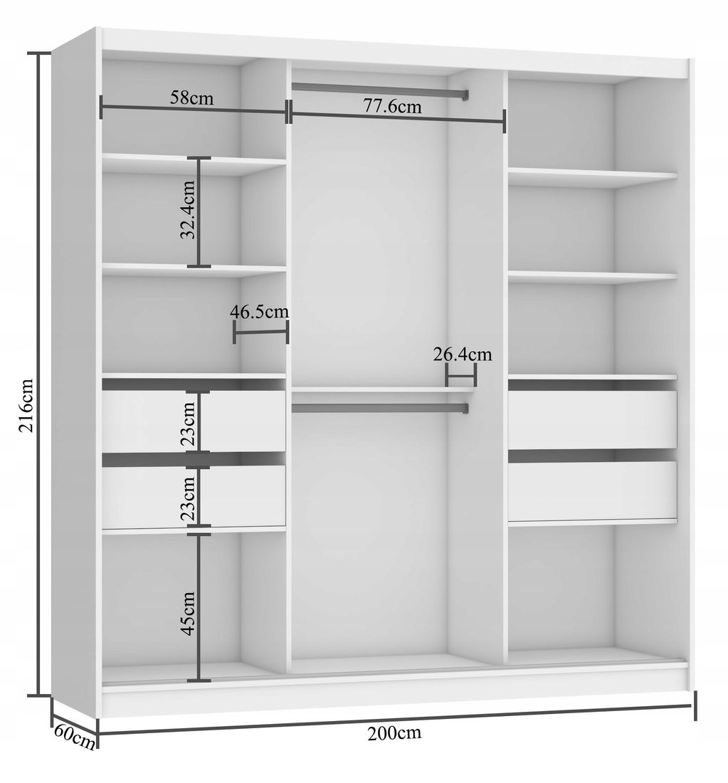 szafa-przesuwna-z-lustrem-szuflady-200-cm-stan-nowy