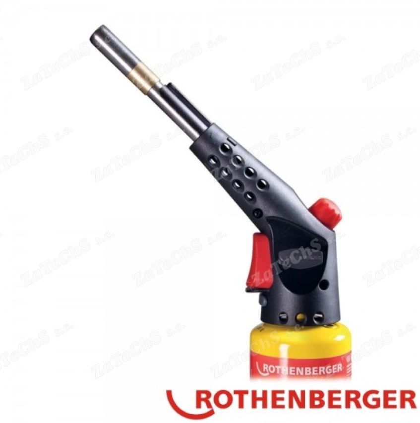 Saldatore A Gas Rothenberger Rofire - 1950 &deg;C, Per Saldature Forti E Dolci, Con Bruciatore 22 Mm
