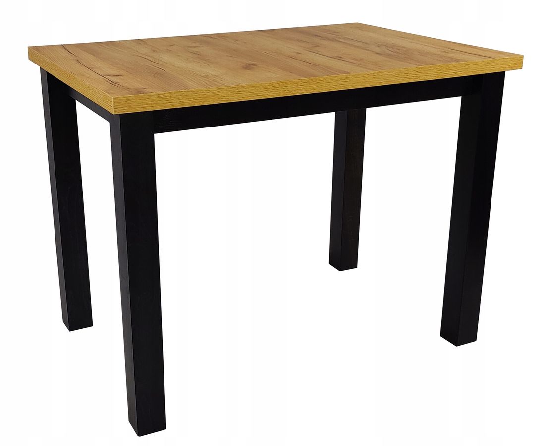 Stół mały 70x100 do kuchni Czarny Dąb Craft LOFT - ERLI.pl