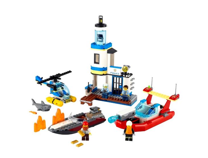 LEGO City 60308 Straż Pożarna Policja Posterunek - ERLI.pl