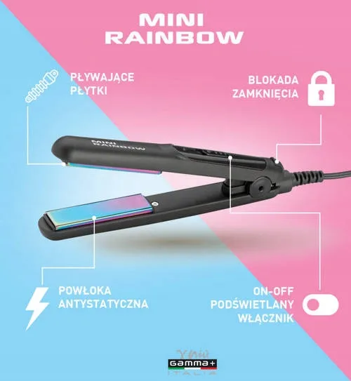 gamma-piu-prostownica-mini-rainbow-marka-gamma-piu
