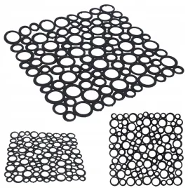 x2-kratka-do-zlewu-wklad-mata-ochronna-kuchenna-kwadrat-czarna-gumowa-28-cm