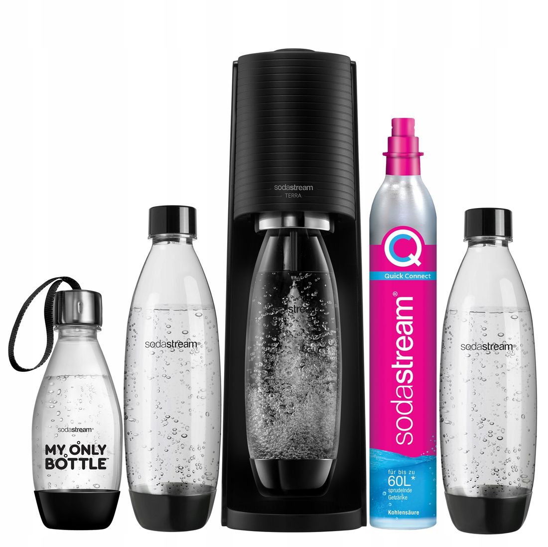 Ekspres SodaStream Terra Black 3 butelki ERLI.pl