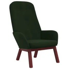 fotel-ciemnozielony-obity-aksamitem