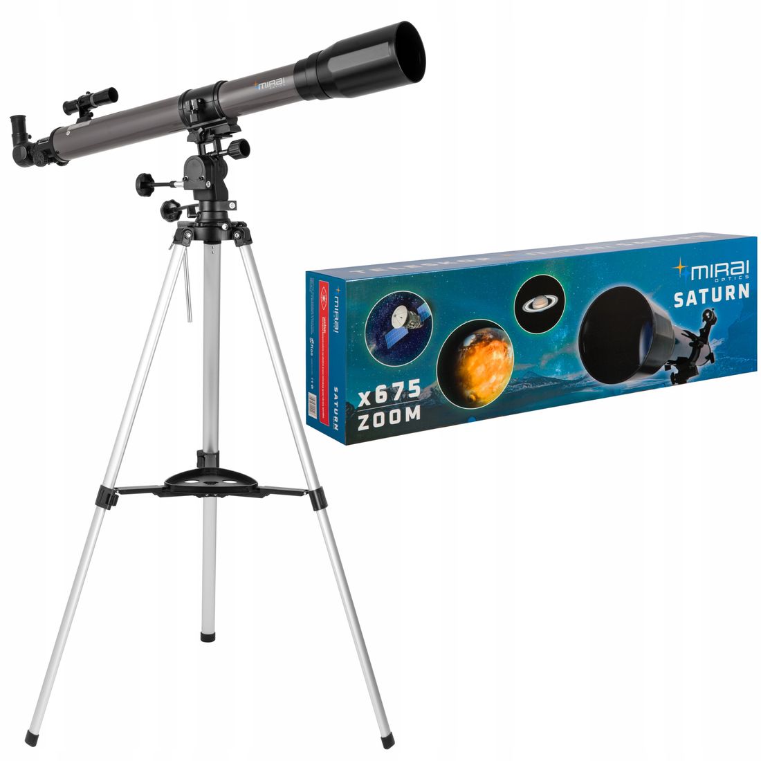 TELESKOP ASTRONOMICZNY MIRAI OPTICS SATURN F90070 AZIII