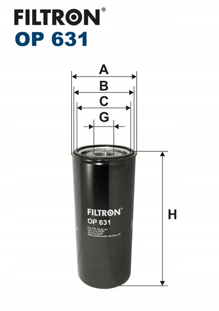 filtr-oleju-daf-diesel-filtron-op-631-producent-czesci-filtron