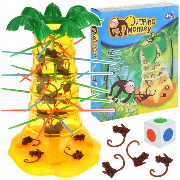 Zdjęcia - Zabawka edukacyjna Gianna Rose Atelier ﻿Gra skaczące Spadające Małpki Gra rodzinna 