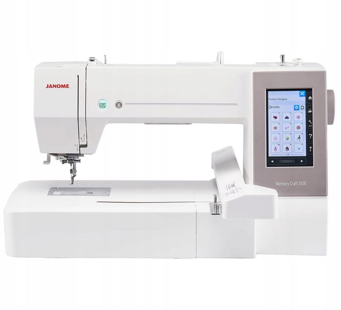 Janome MC550E hafciarka komputerowa 360x200 mm polskie znaki menu + GRATISY