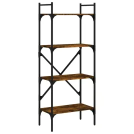 4-poziomowy-regal-na-ksiazki-przydymiony-dab-56x315x1385-cm