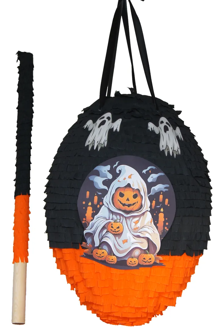 piniata-halloween-dynia-duch-kij-elementy-zestawu-piniata-kij-do-rozbijania-piniaty