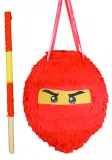 piniata-czerwony-ninjago-lego-xl-kij-elementy-zestawu-piniata-kij-do-rozbijania-piniaty