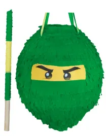piniata-zielony-ninjago-lego-xl-kij