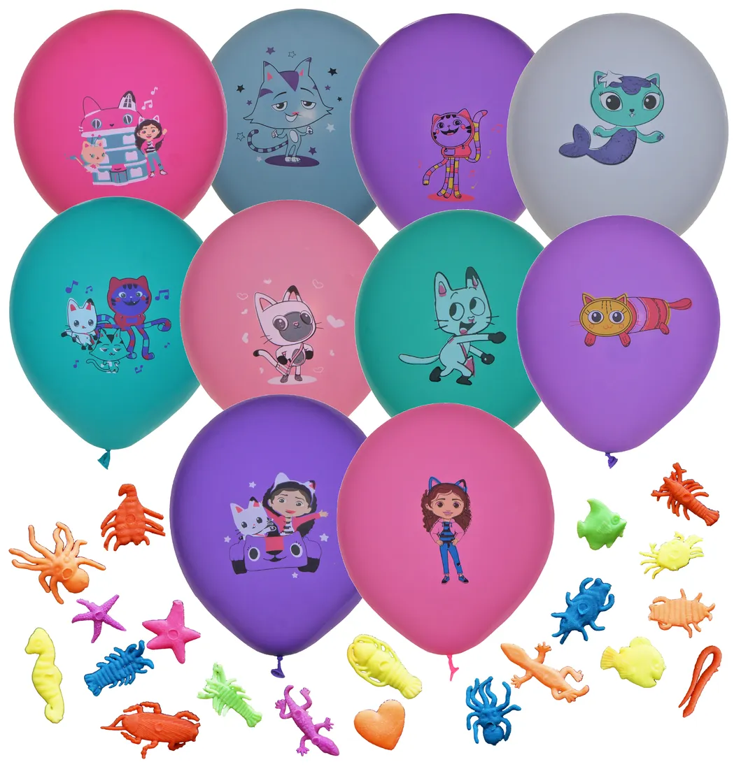 wypelnienie-piniata-zestaw-sredni-koci-domek-gabi-elementy-zestawu-balony