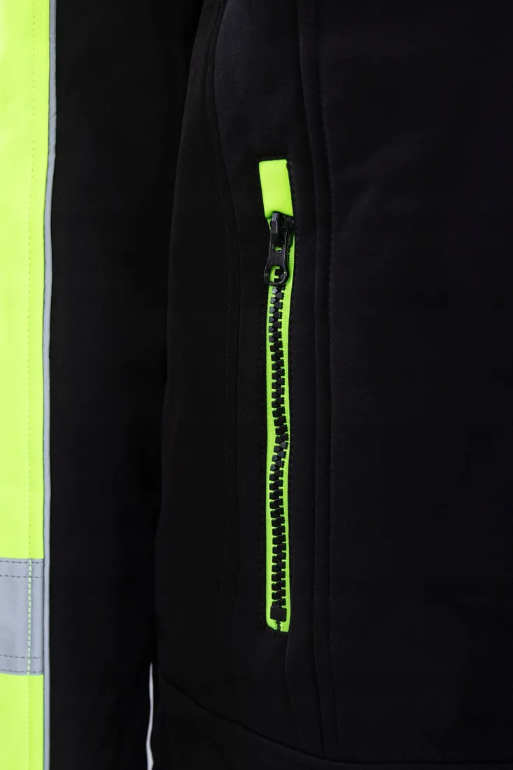 kurtka-odblaskowa-typu-softshell-benefit-rival-stan-nowy