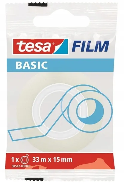 tasma-biurowa-basic-przezroczysta-tesa-15mm-x-33m