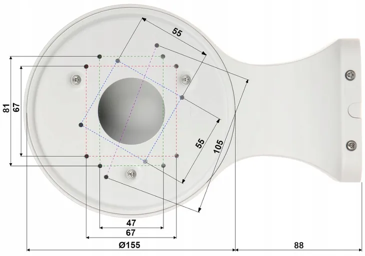 uchwyt-kamery-br-d2-marka-delta-model-br-d2