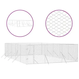 kojec-zewnetrzny-dla-psa-srebrny-6x10x2-m-stal-galwanizowana