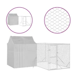 kojec-dla-psa-z-dachem-srebrny-4x4x25-m-stal-galwanizowana