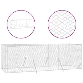kojec-zewnetrzny-dla-psa-6x2x2-m-stal-galwanizowana
