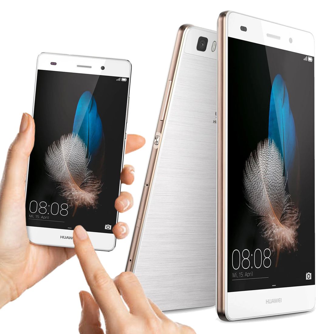 Huawei P8 Lite Ale L21 Android 7 Update MINIMALISTYCZNY Smartfon Huawei P8 Lite (ALE-L21) BIAŁY White