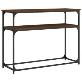 stolik-konsolowy-brazowy-dab-100x355x75-cm