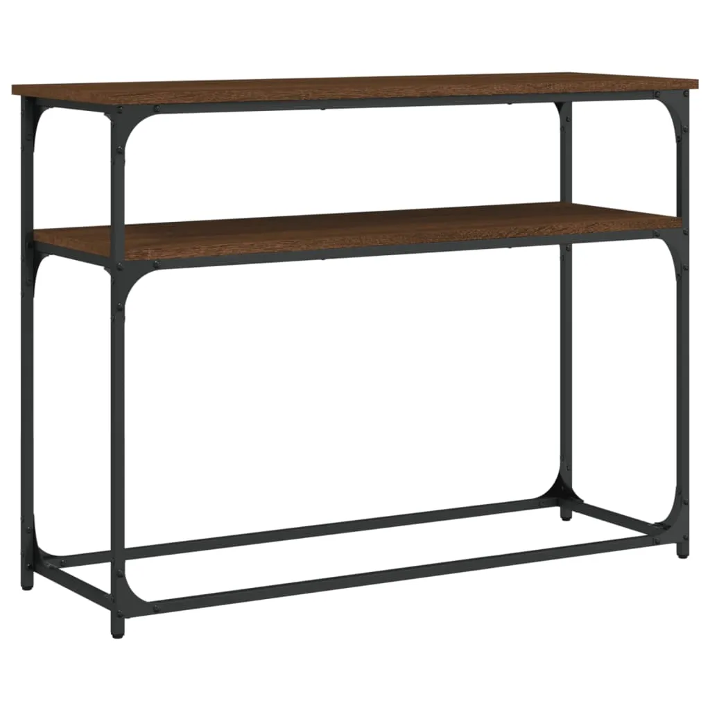 stolik-konsolowy-brazowy-dab-100x355x75-cm