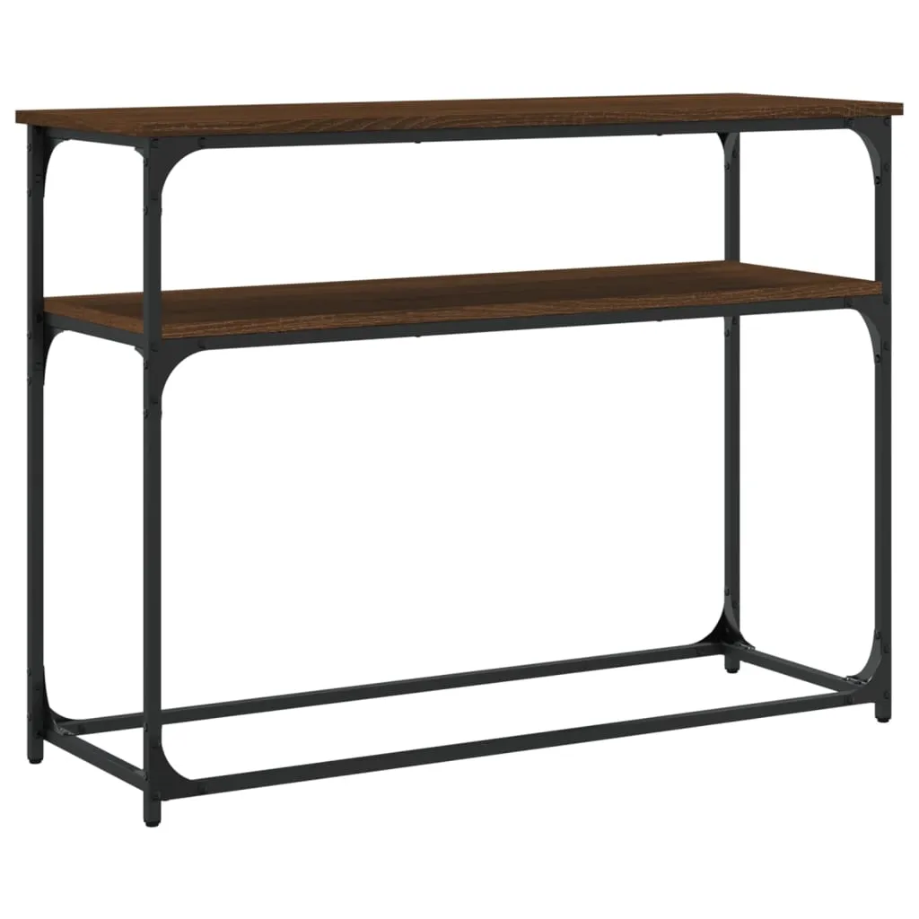 stolik-konsolowy-brazowy-dab-100x355x75-cm