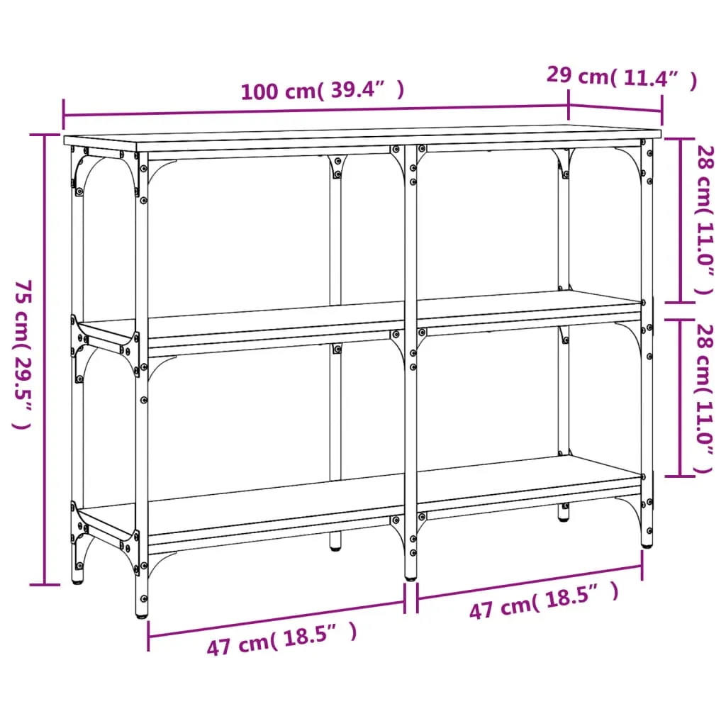 stolik-konsolowy-brazowy-dab-100x29x75-cm