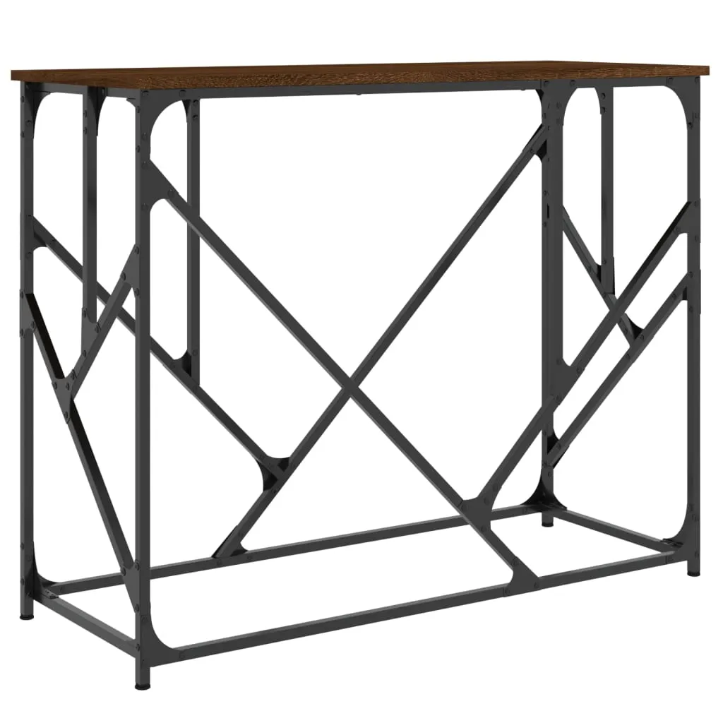 stolik-konsolowy-brazowy-dab-100x40x80-cm