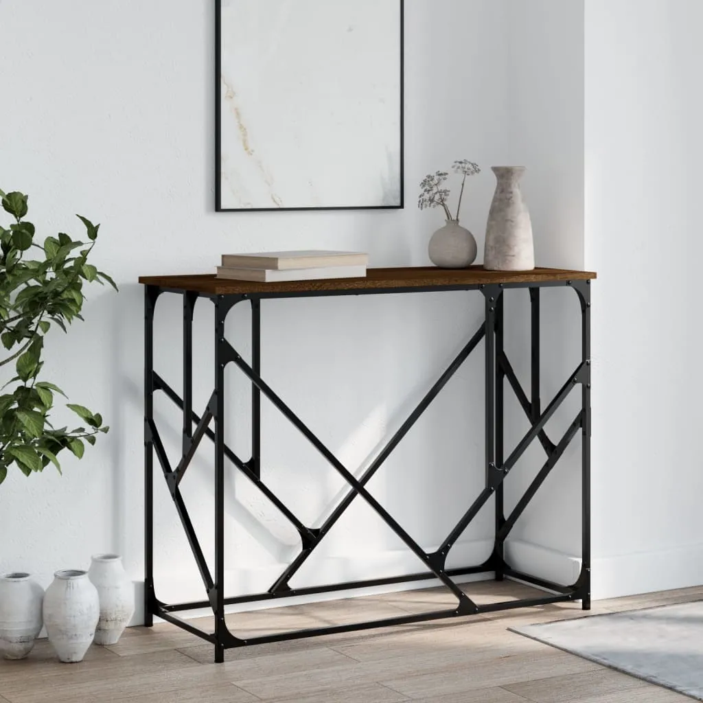 stolik-konsolowy-brazowy-dab-100x40x80-cm