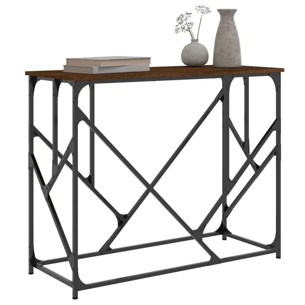 stolik-konsolowy-brazowy-dab-100x40x80-cm